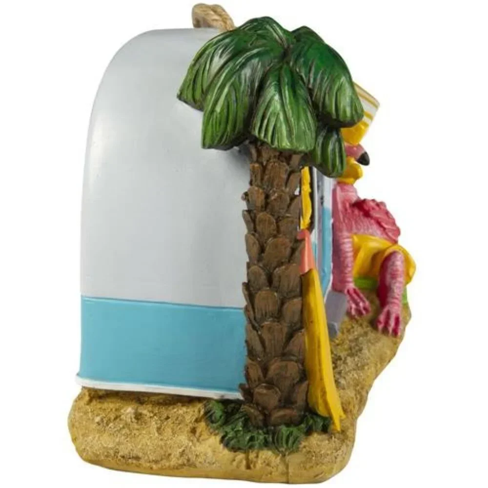 Home Garden Decor New Surfs Up RV Camping Birdhouse Flamingo Too Cool!